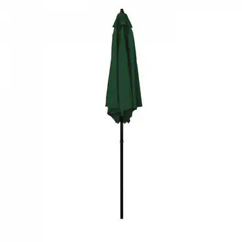 7.5' Acél Piaci Esernyő Push Emelje fel a Zöld Nap napernyő Támogatás Hosszan a Set Eső Felszerelés Kert