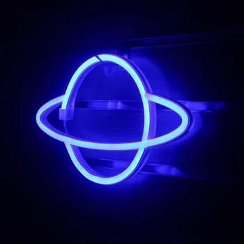 LED Neon Fény Jele, Hálószoba Decor neonreklám Este Lámpa Szobák Wall Art Bár Fél USB vagy elemes